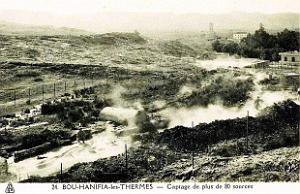 Bou-Hanifia -les -Thermes - Captage de plus de sources 